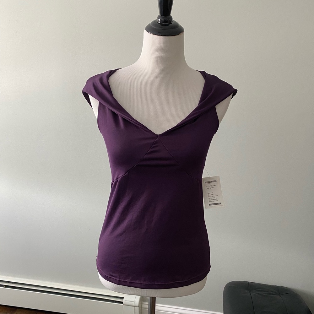 WorldTone Dance Top NWT Purple Size 6-8